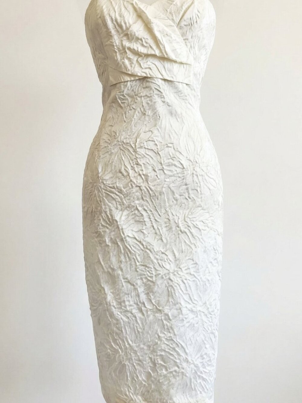 Brocade Jacquard Couture Wedding Evening Cocktail Runway Embroidered Gown Dress